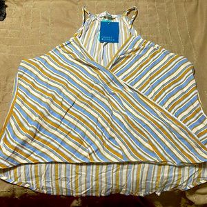 Mock wrap tank top never worn